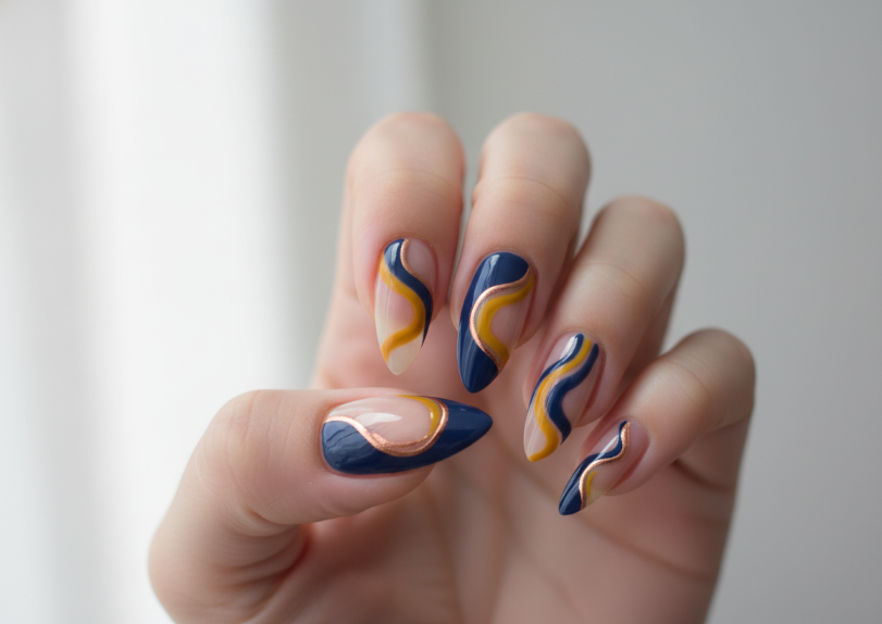 Jelly and glass nail trend