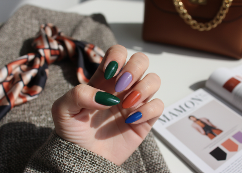 Ombre gradient nail trend